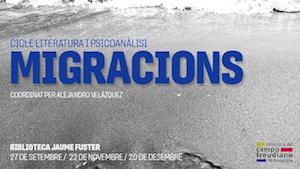 Literatura y Psicoanálisis: Migracione - Lunes 24 de enero, 18:30h.