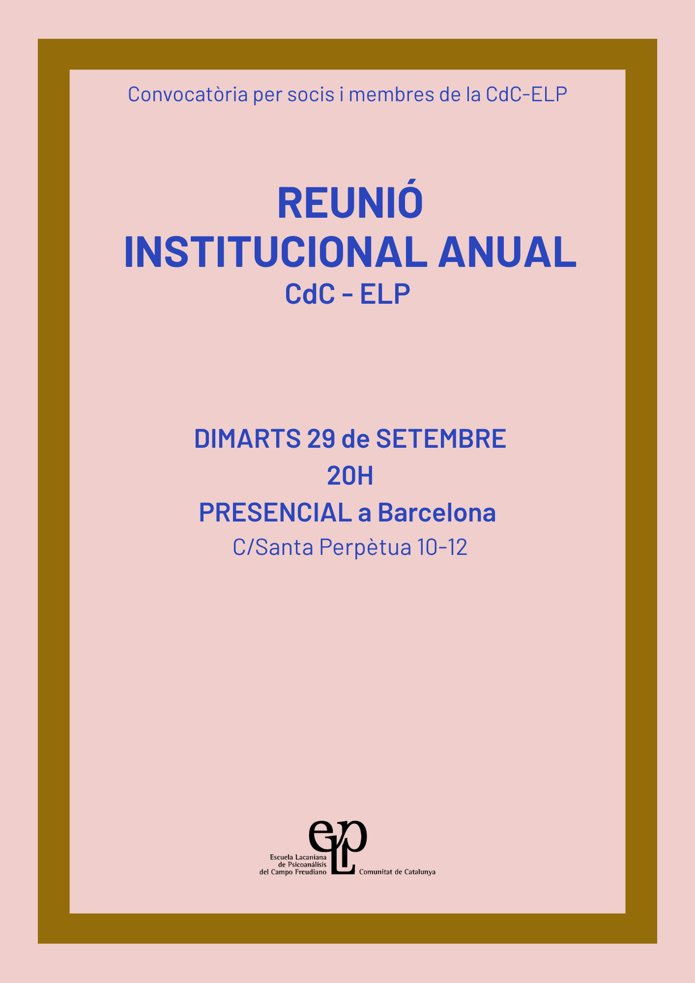 Reunió Institucional 2026