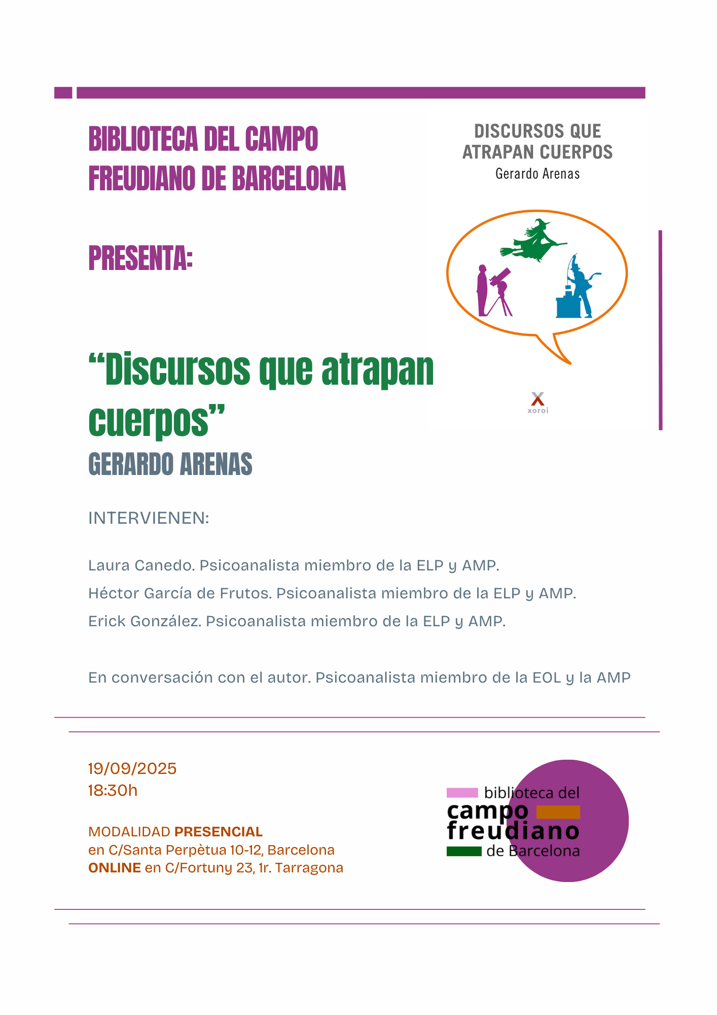 Presentación de libro - BCFB