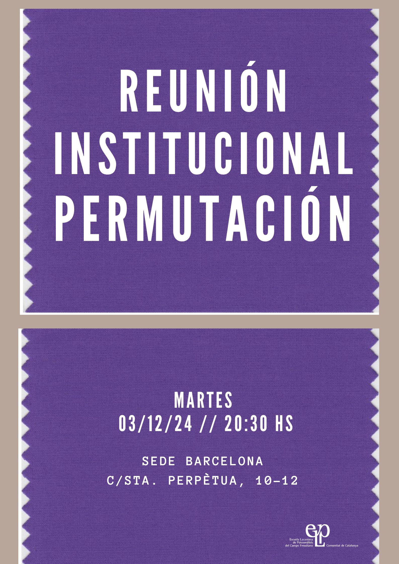 REUNIÓN INSTITUCIONAL