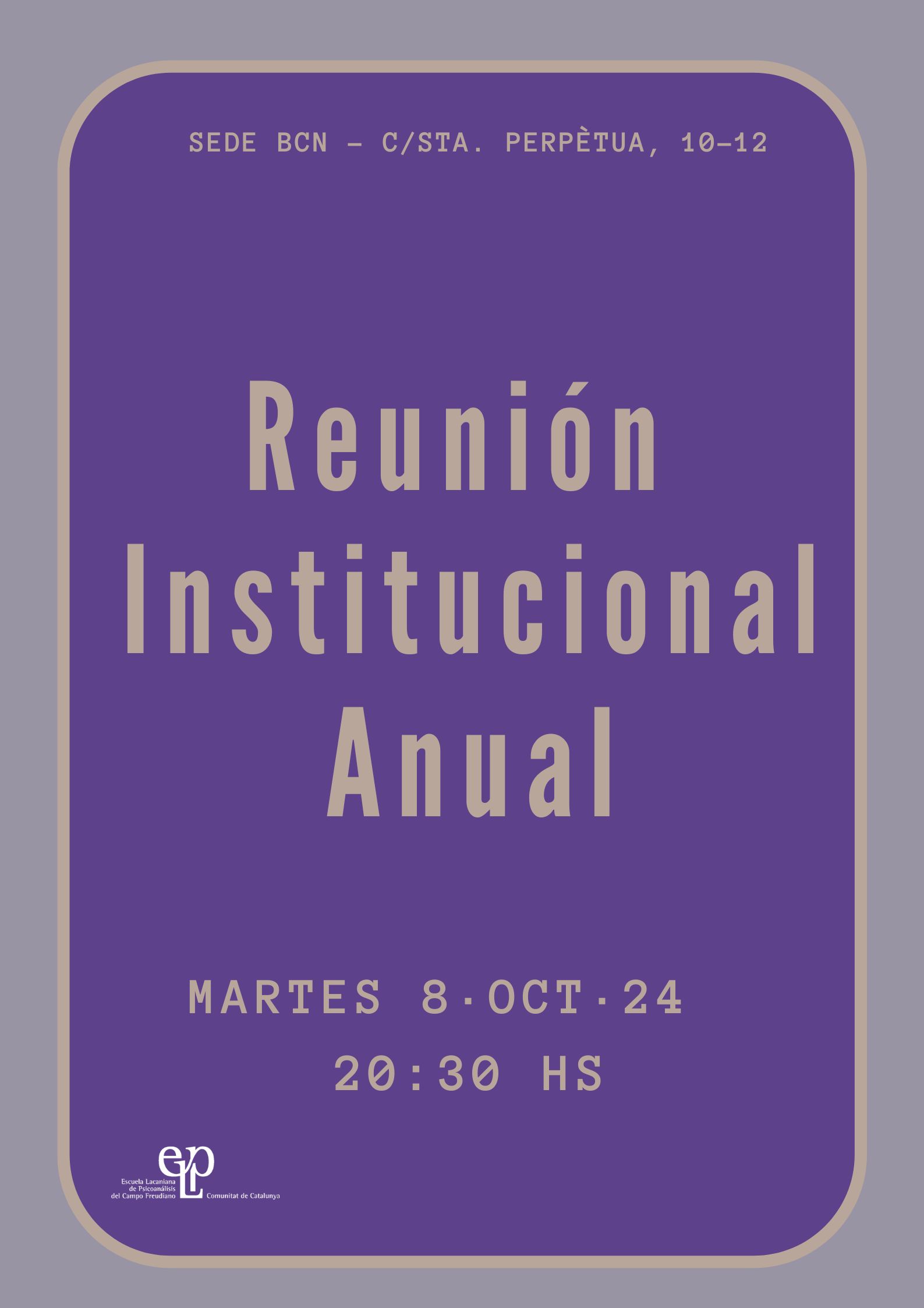 REUNIÓN INSTITUCIONAL ANUAL DE LA CDC-ELP